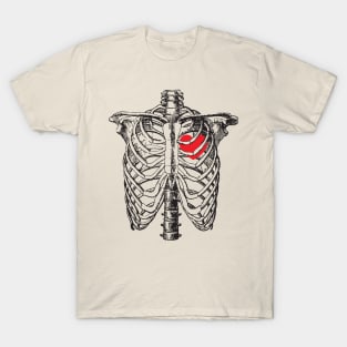 Skeleton Heart T-Shirt